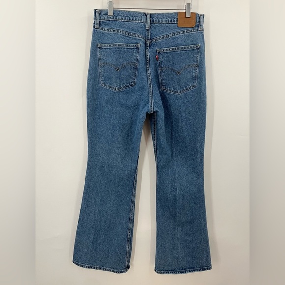 Levi's 32x33 70's High-Rise Flare Vintage Fit Women 0899 Jeans Denim premium - Picture 5 of 11